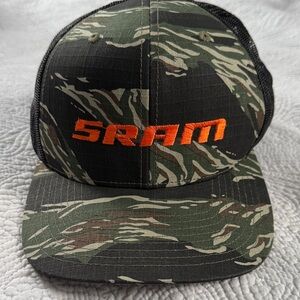 Camouflage SRAM/Richardson SnapBack Hat